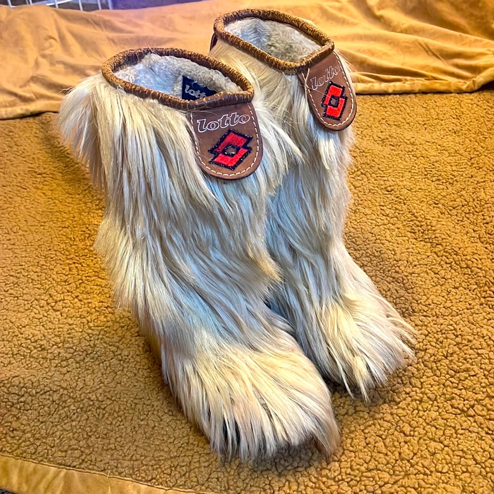 Lotto Vintage Apres Yeti Goat Hair Snow Ski Boots